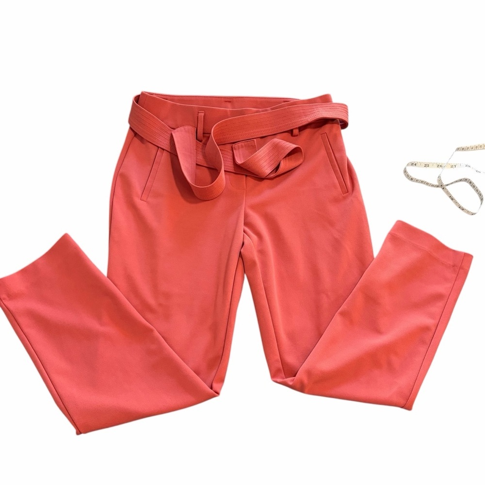 Jules & Leopold Coral Belted Tailored Trousers Size S